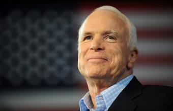 Republican presidential candidate John McCain