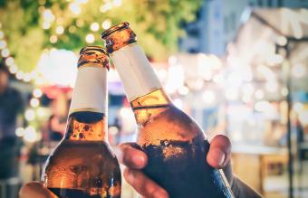 Friends Toasting Nonalcoholic Beers