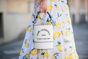 Karl Lagerfeld bucket bag