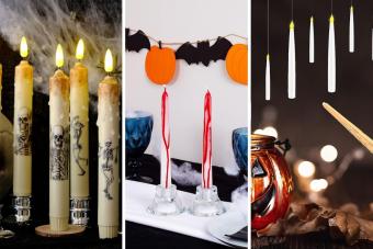 8 Halloween Taper Candles to Spookify Your Space