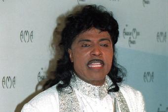 Singer LITTLE RICHARD at the American Music Awards in Los Angeles. 1997 Paul Smith 