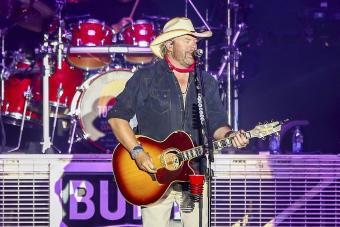 FLORENCE, AZ-APR 8: Country singer Toby Keith performs in concert at Country Thunder Arizona on April 8, 2018 in Florence, Arizona