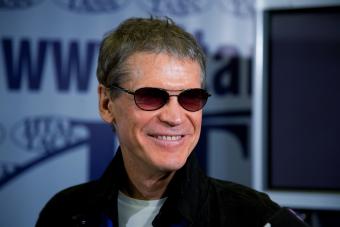 MOSCOW - MAY 12: Saxophonist David Sanborn. Press Conference in the press center of ITAR-TASS on May 12, 2010 in Moscow, Russia