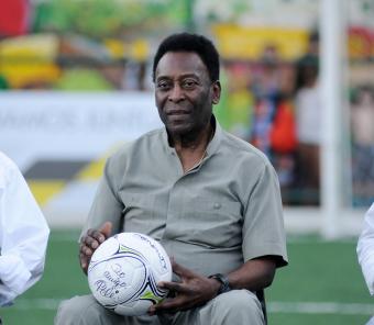 Rio de Janeiro - Brazil May 25, 2014, Pele world's biggest soccer player, told a news conference about the soccer World Cup in Rio de Janeiro